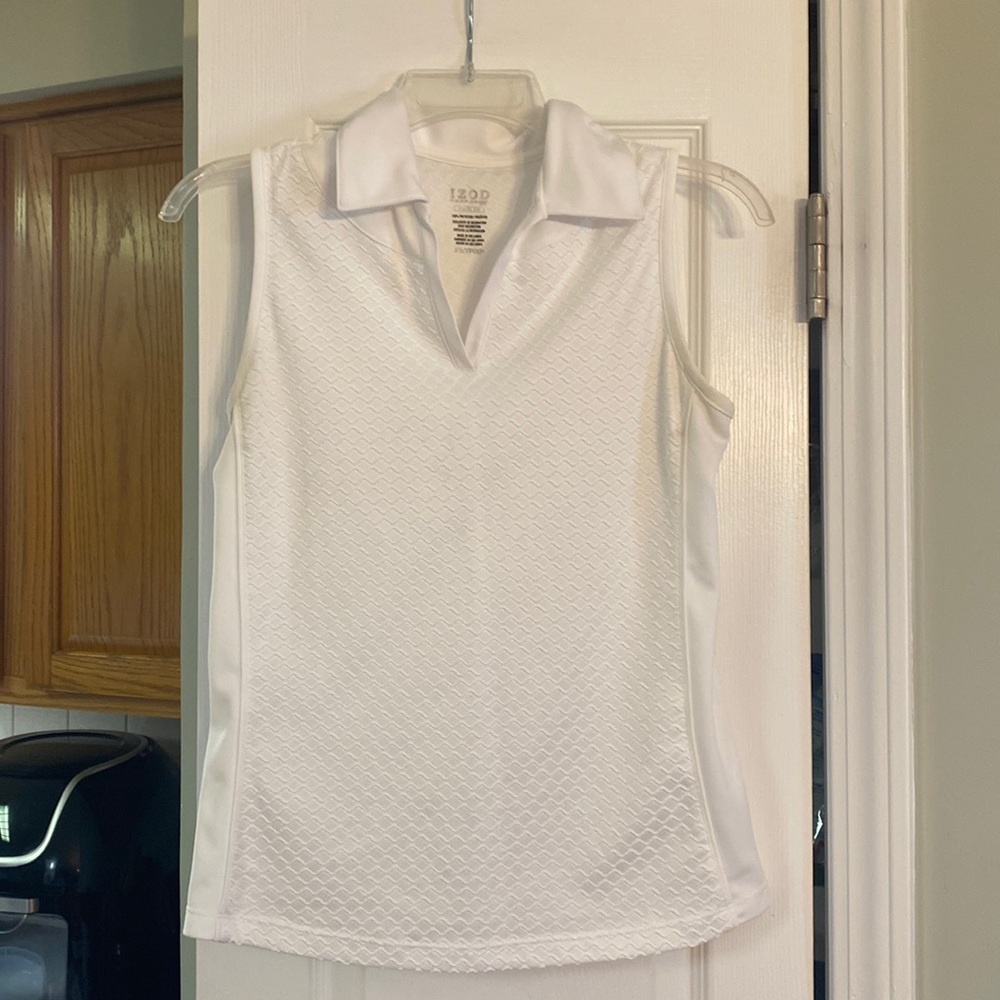 Izod, Preform MX, Cool FX, Size XS, white golf shirt